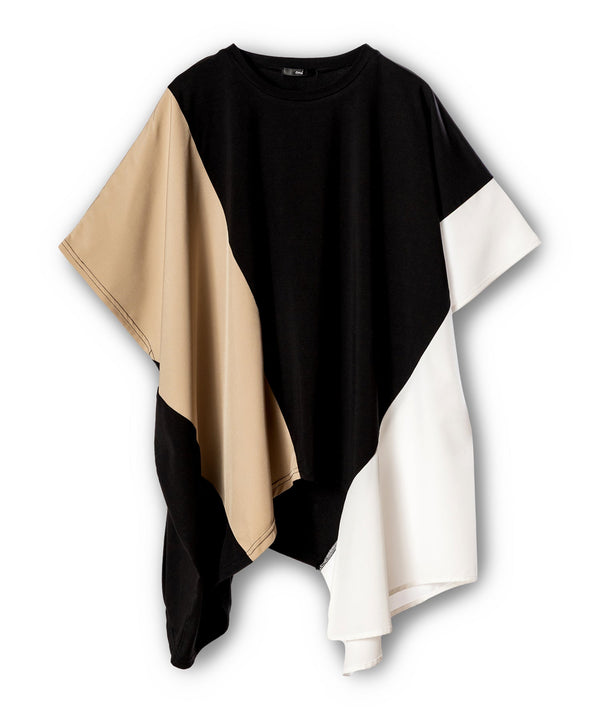 Switching Asymmetrical T-shirt