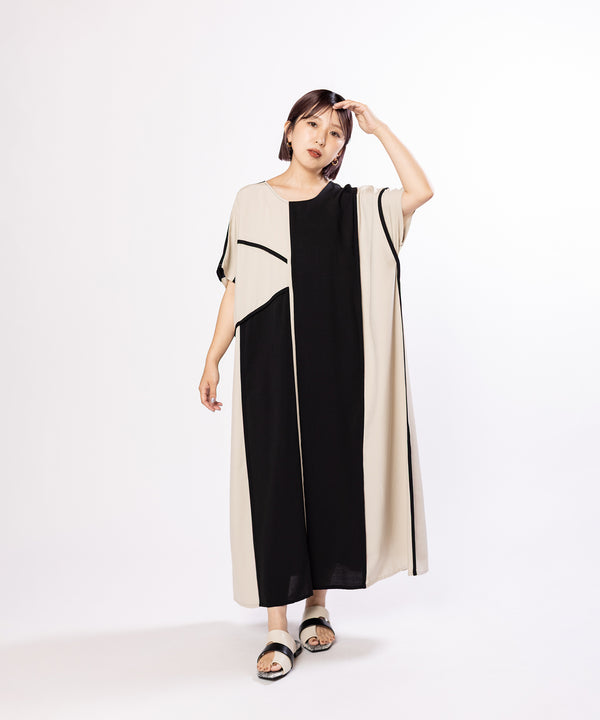 2-Way Piped Dress