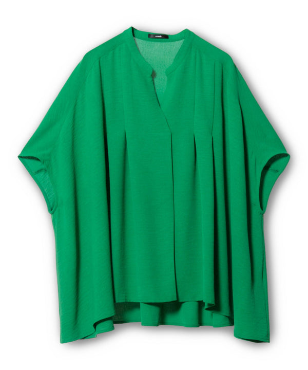 Back Gather Wide Blouse