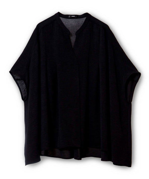 Back Gather Wide Blouse