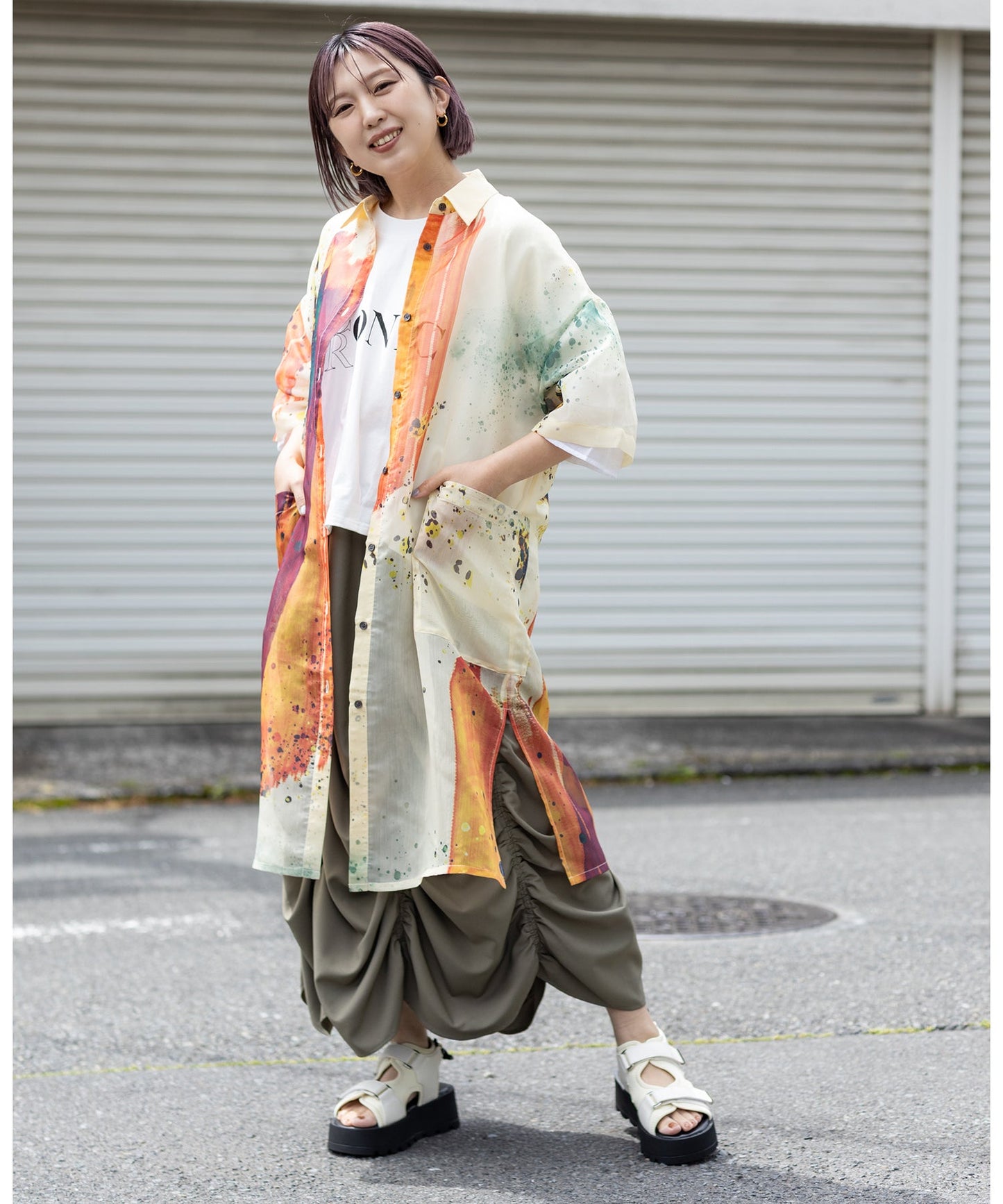 KHAKI styling(159cm)