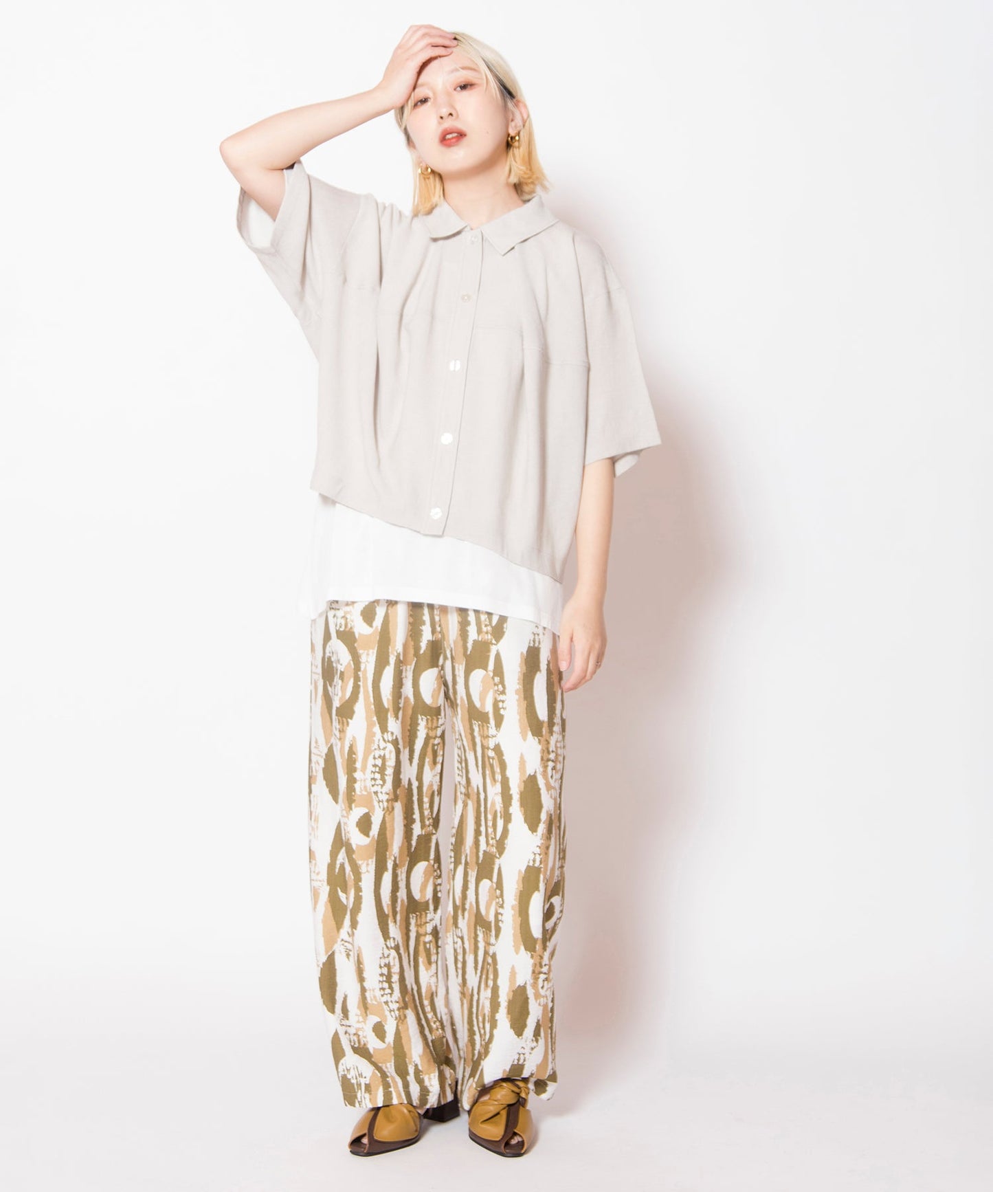 KHAKI styling(159cm)