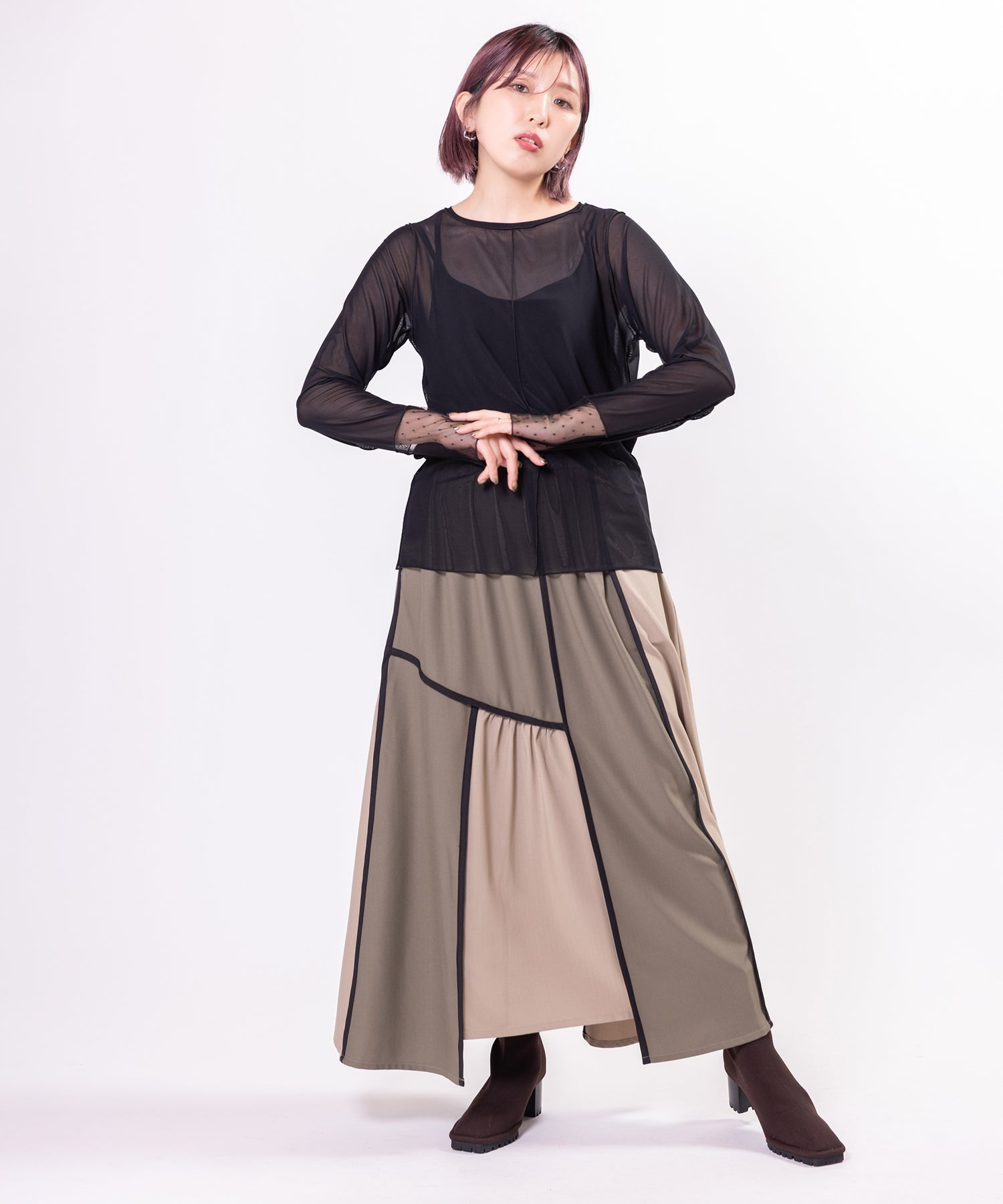 KHAKI styling(159cm)