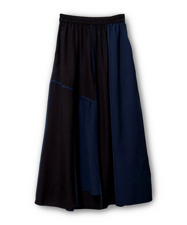 Piping contrast skirt