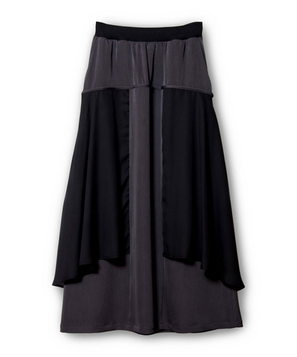 Chiffon layered skirt
