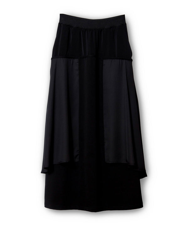 Chiffon layered skirt
