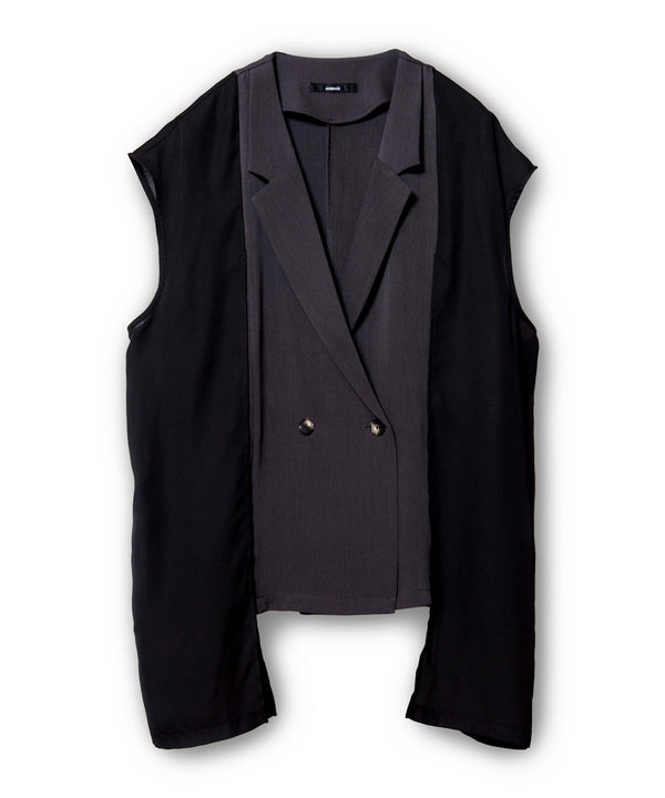 Chiffon Overlay Gilet