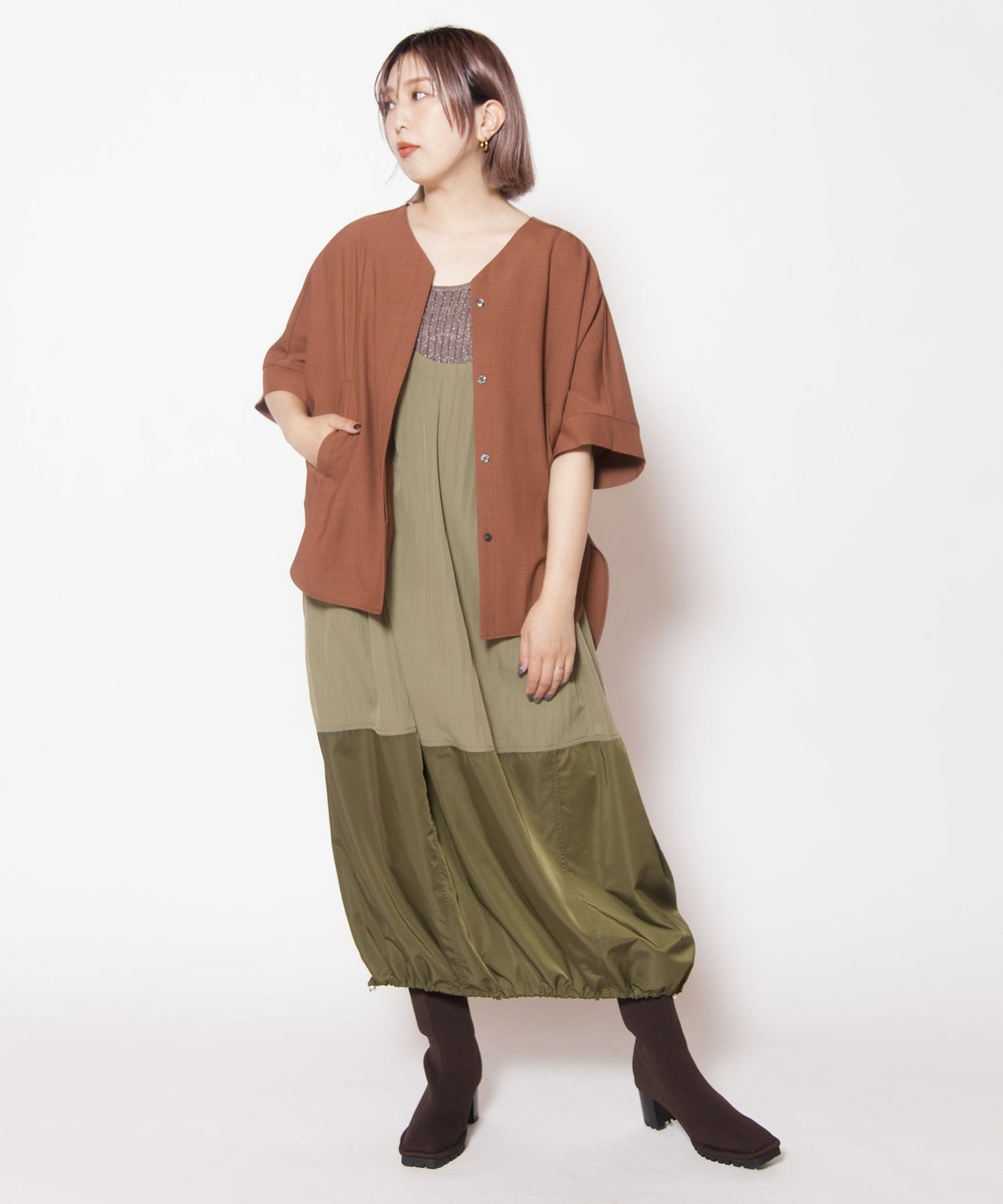 KHAKI styling(159cm)