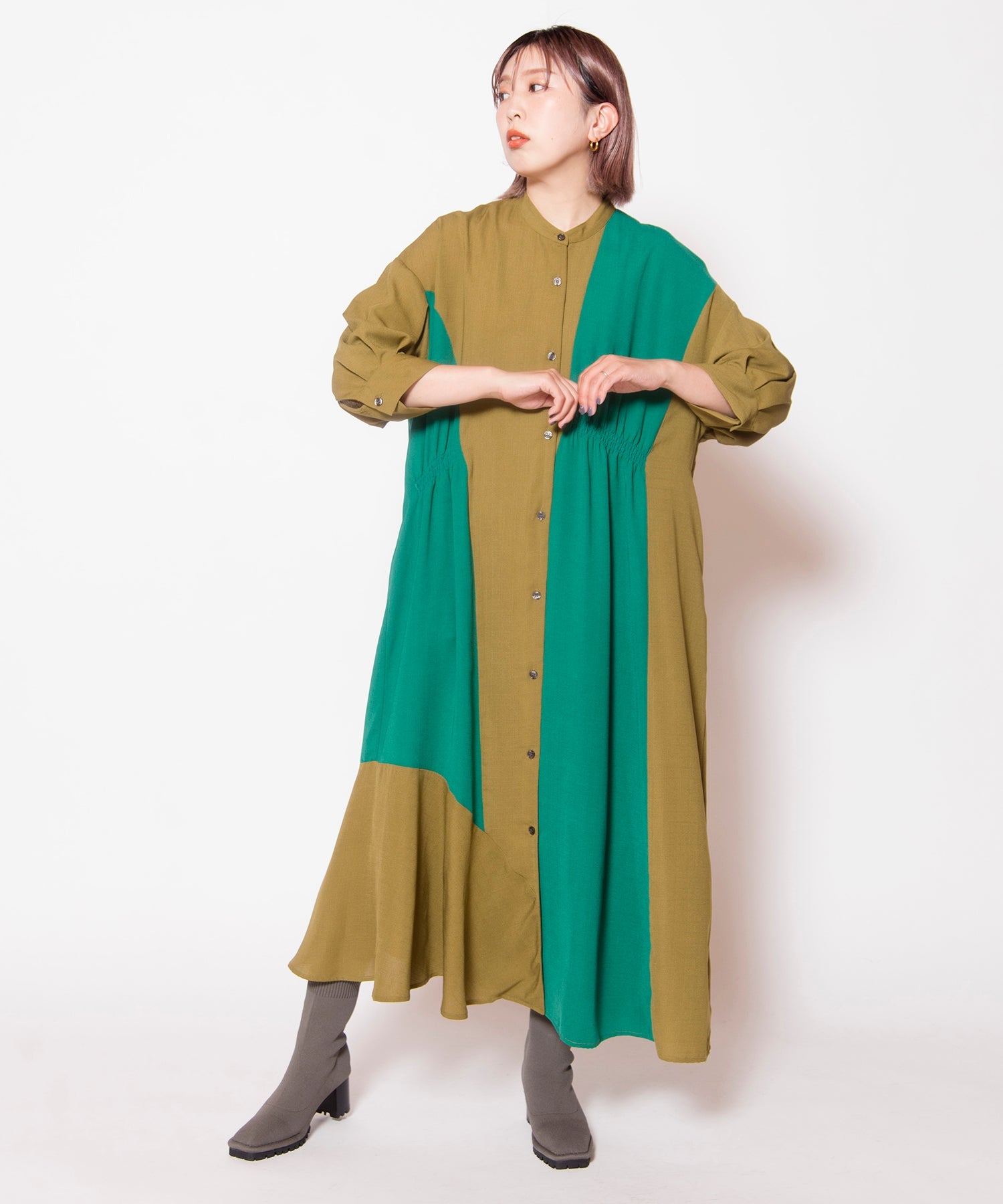 KHAKI styling(159cm)
