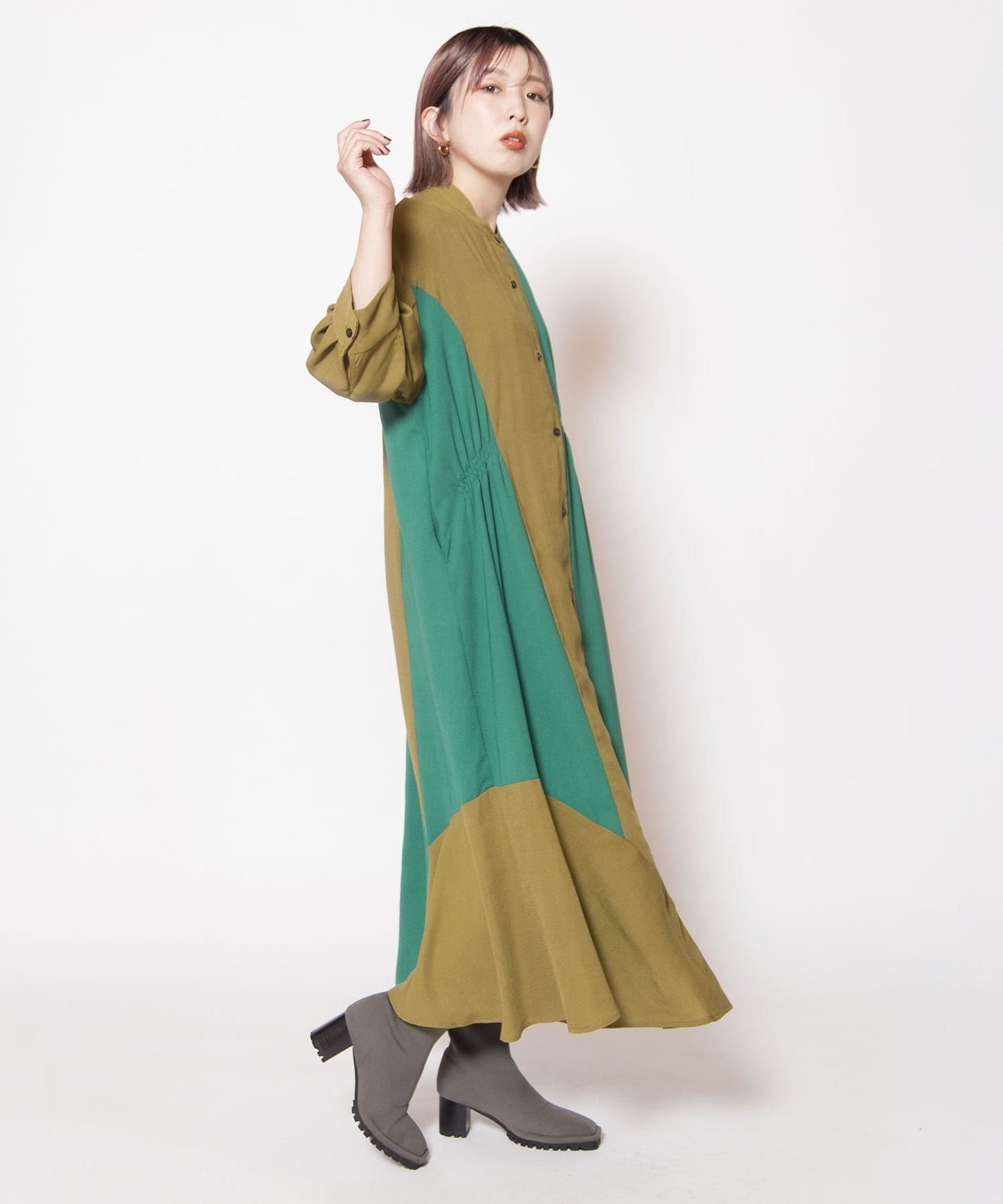 KHAKI styling(159cm)