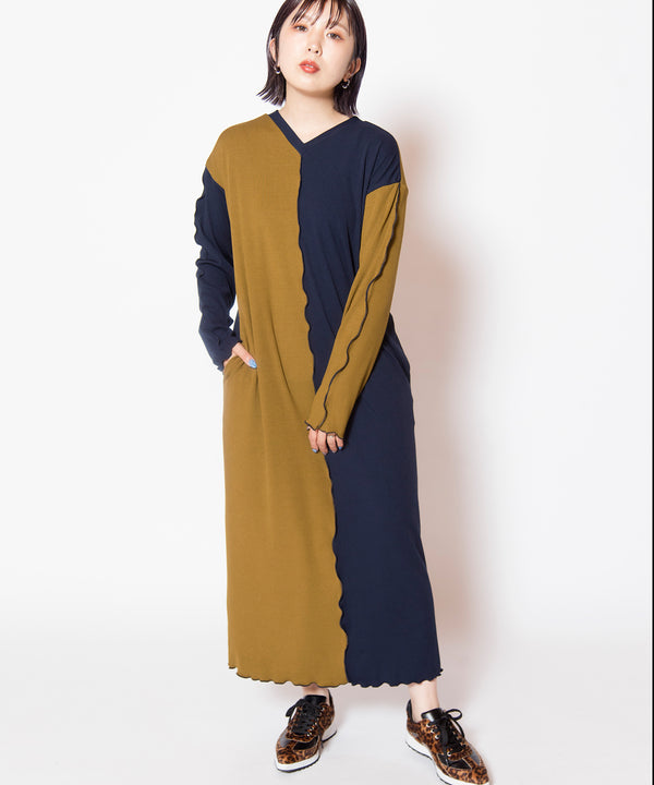 2-Way Mellow Ribbed Knit Dress