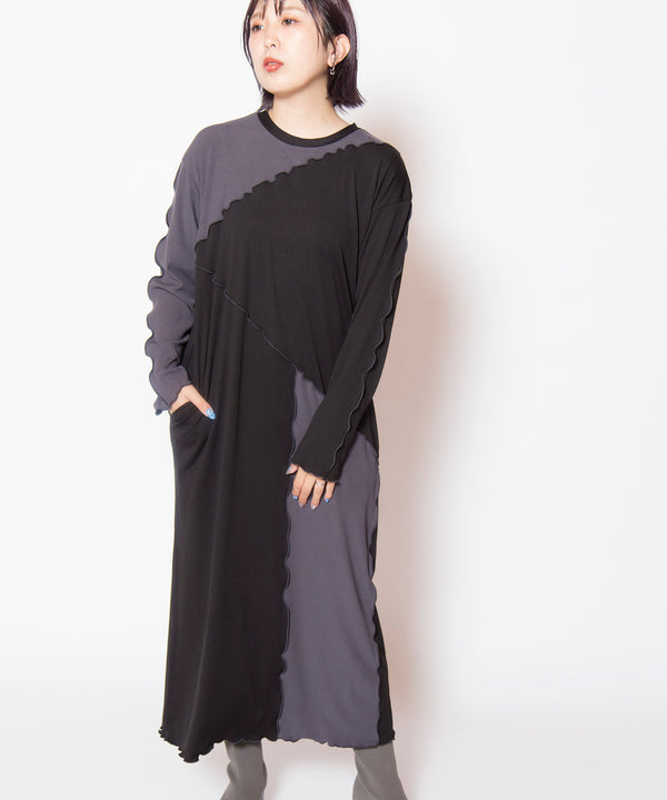 2-Way Mellow Ribbed Knit Dress