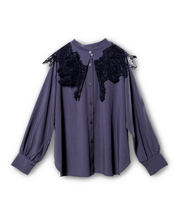 3-Way Lace Collar Blouse