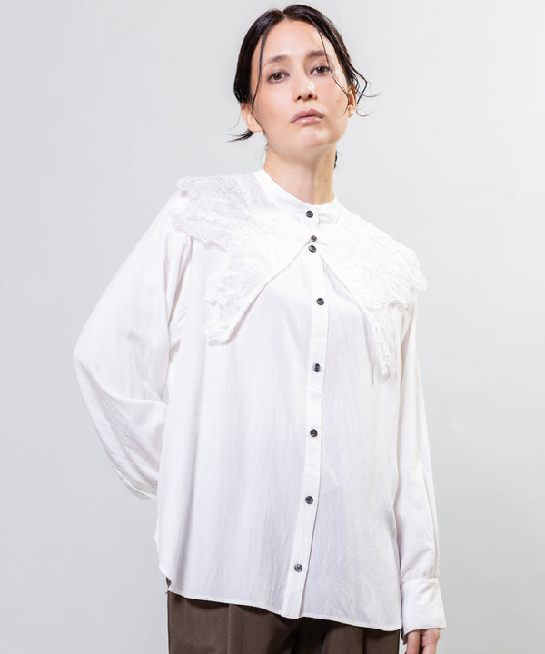 3-Way Lace Collar Blouse