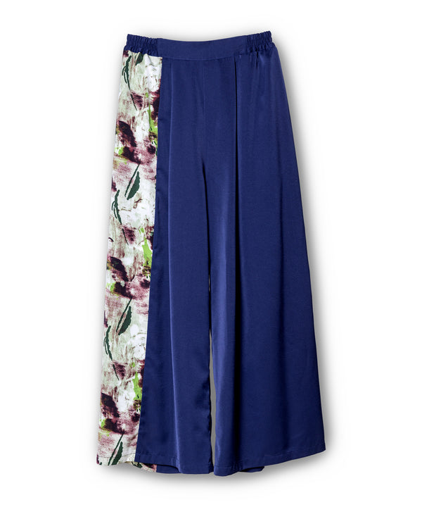 Mixed-Print Trousers