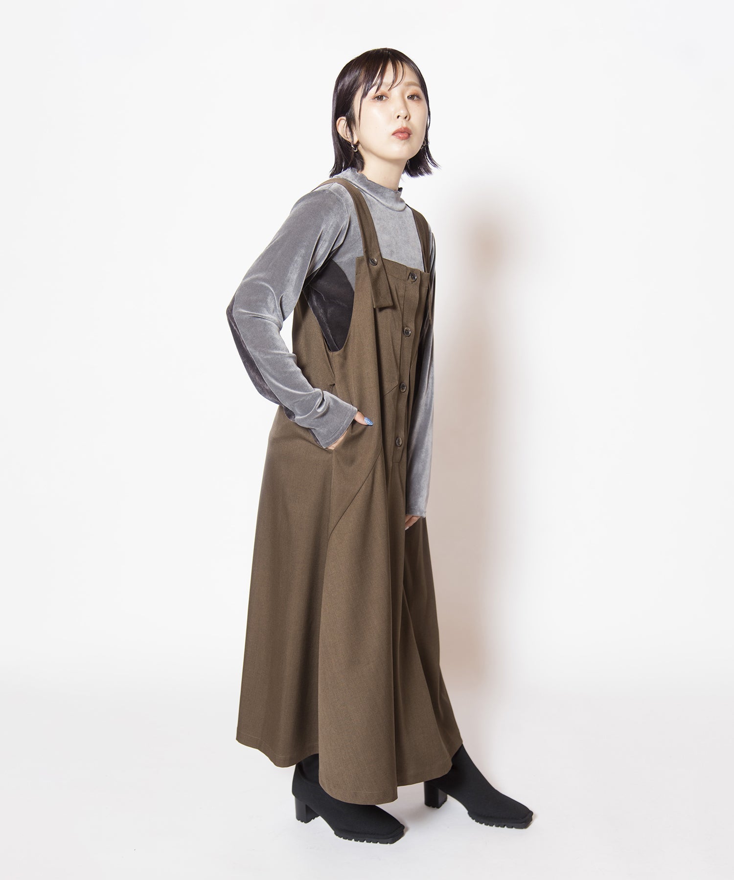 BROWN KHAKI styling(159cm)