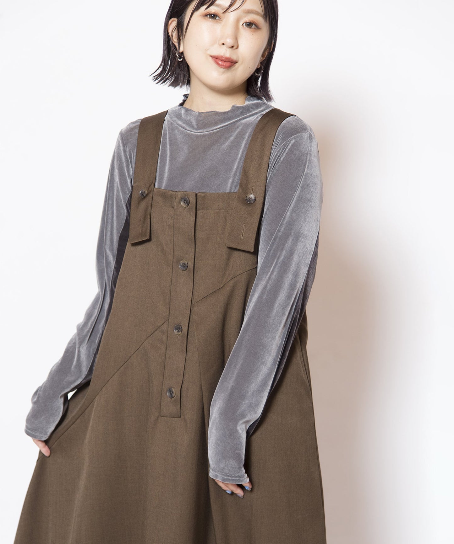 BROWN KHAKI styling(159cm)