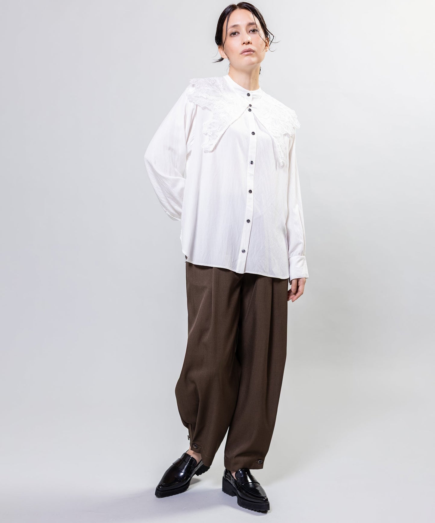 BROWN KHAKI styling(167cm)