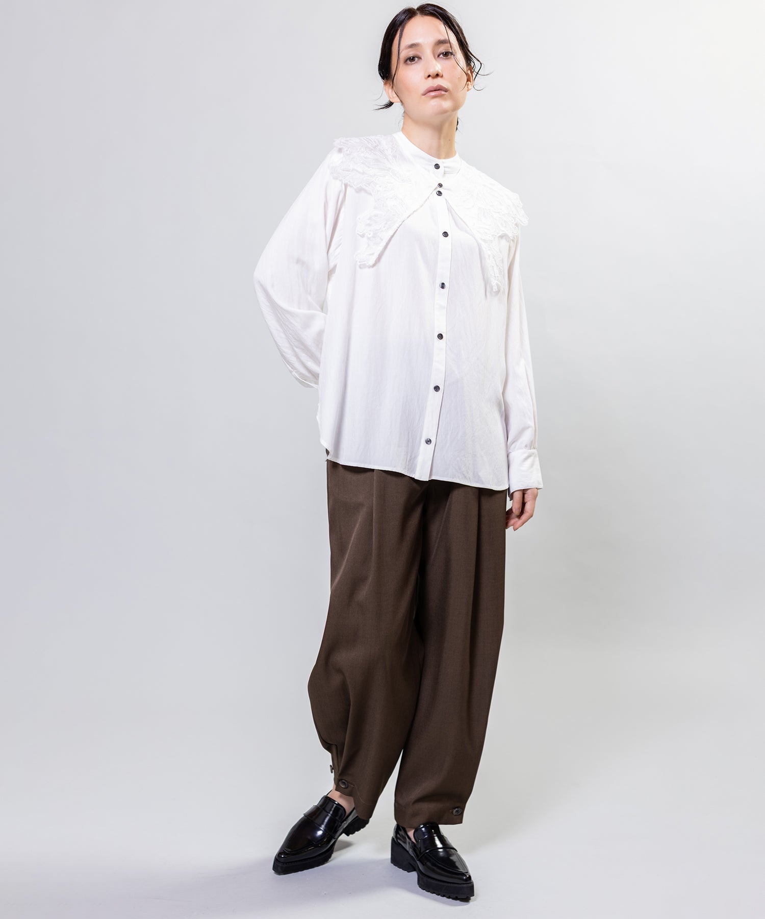 BROWN KHAKI styling(167cm)