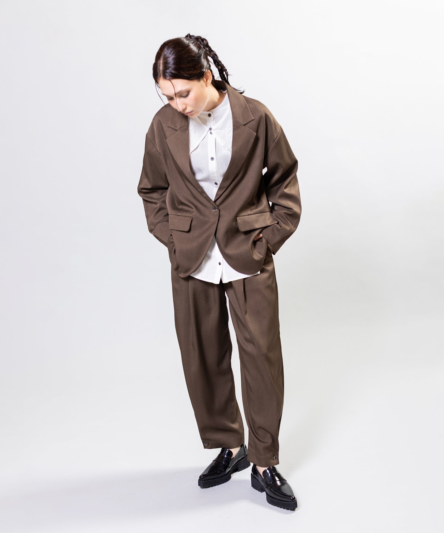 BROWN KHAKI styling(167cm)