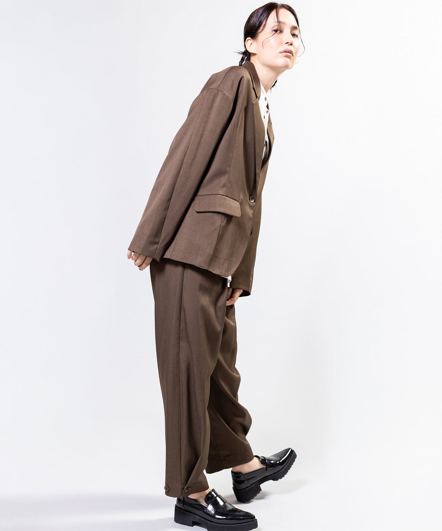 BROWN KHAKI styling(167cm)