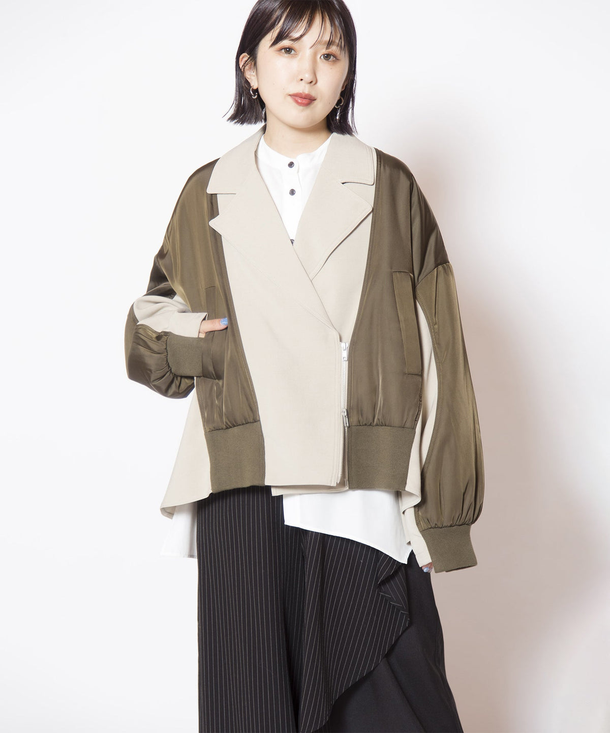 KHAKI styling(159cm)