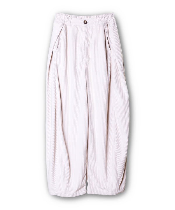 コーデュロイバレルレッグパンツ