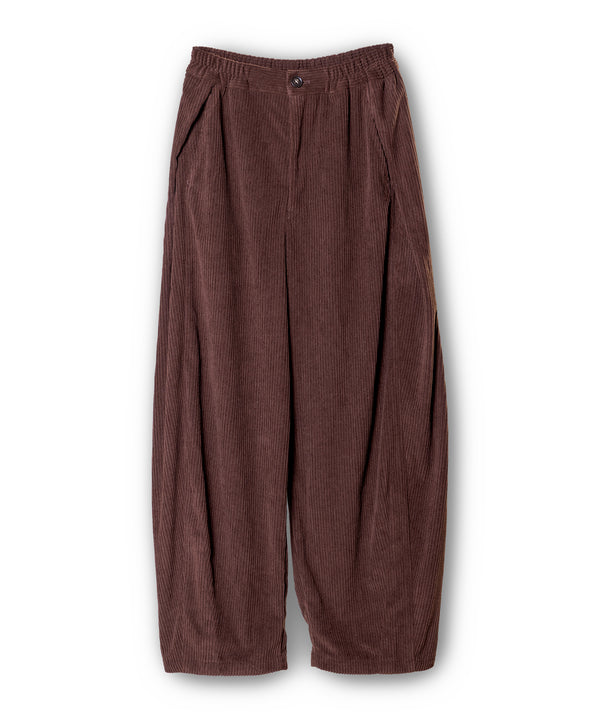 コーデュロイバレルレッグパンツ