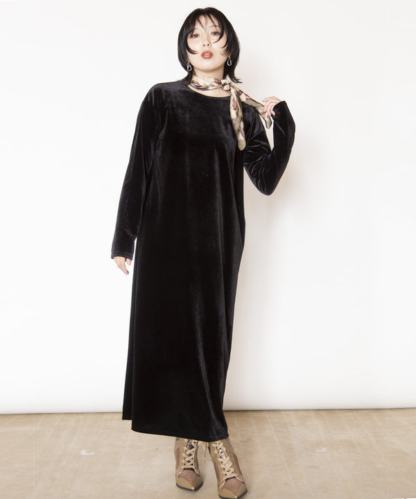 Velour dress