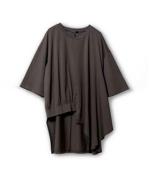 アシンメトリーフレアーTシャツ