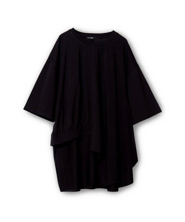 アシンメトリーフレアーTシャツ