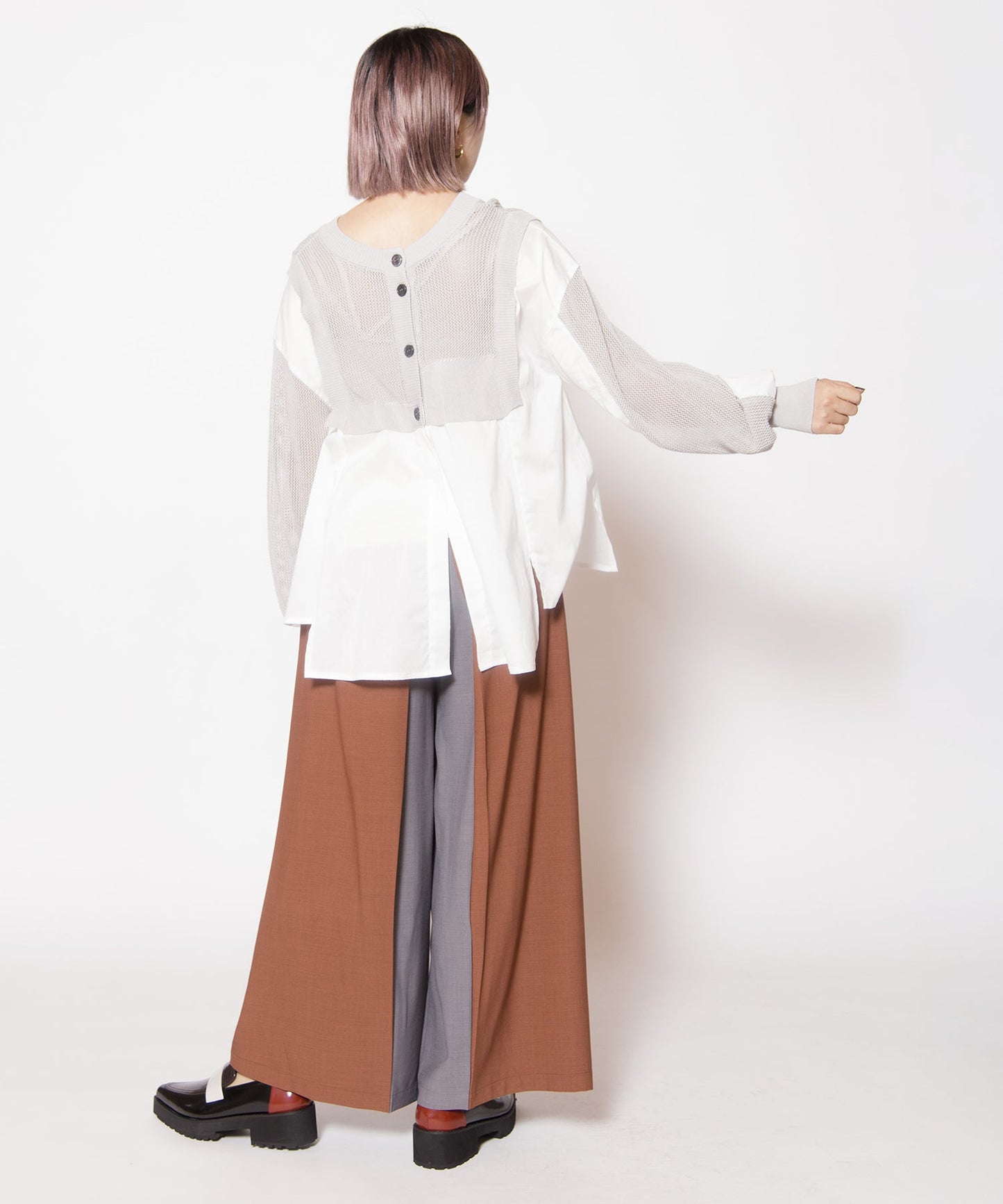 GRAY×WHITE styling(159cm)