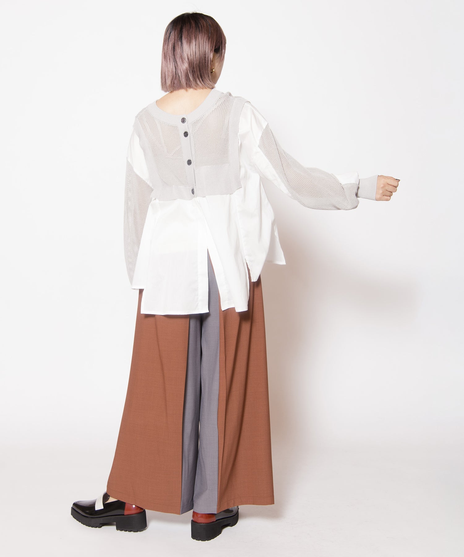 GRAY×WHITE styling(159cm)