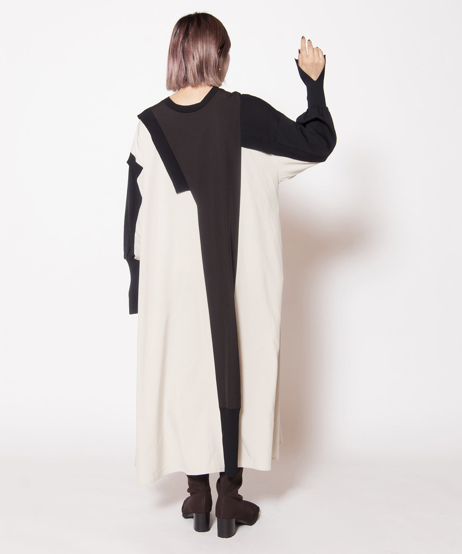 silent and ANDWANG ニットワンピース 2WAY切替ニットワンピース – OSMOSIS・NO ID.