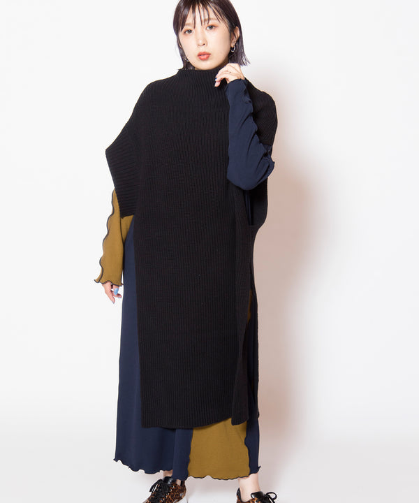 2-Way Asymmetrical Knit Poncho