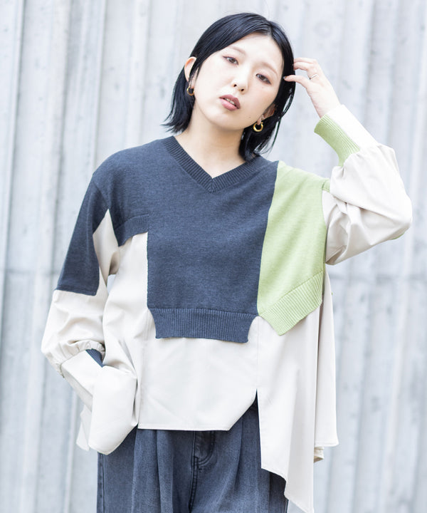 2-Way Knit Pullover