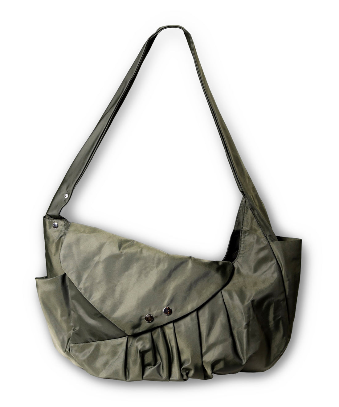 ナイロンタックショルダーバッグ KHAKI