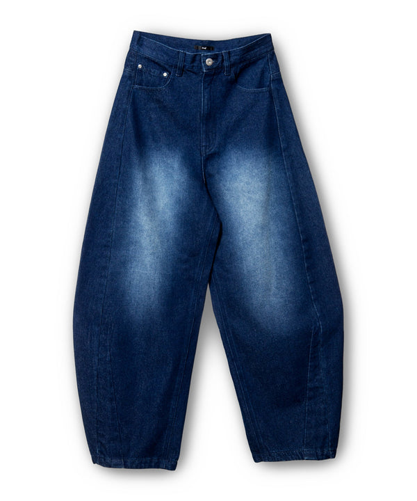 Barrel Leg Denim Pants