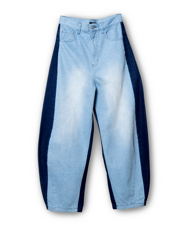 Barrel Leg Denim Pants
