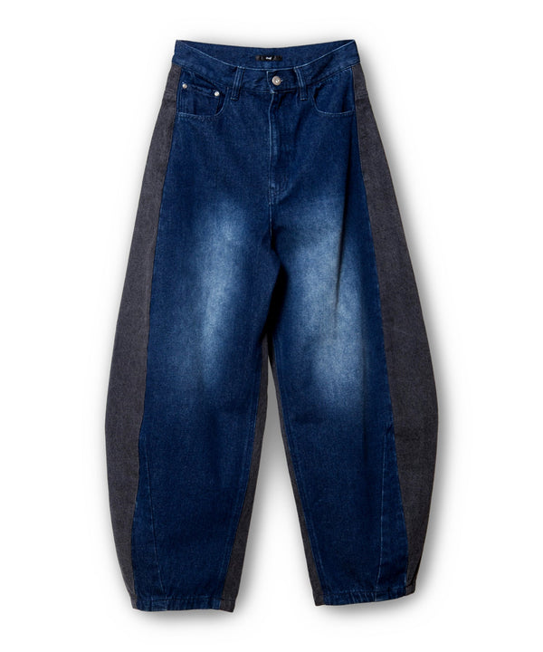 Barrel Leg Denim Pants