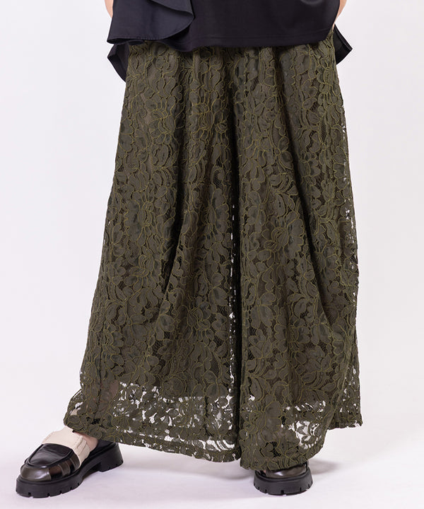 Lace Deformed Pants