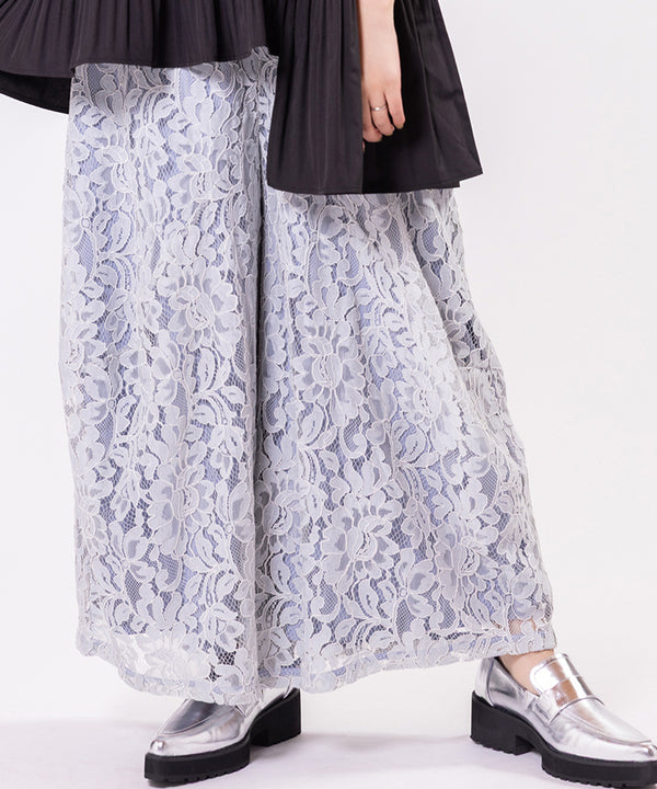 Lace Deformed Pants