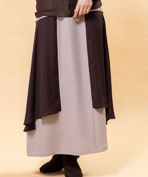 Chiffon layered skirt