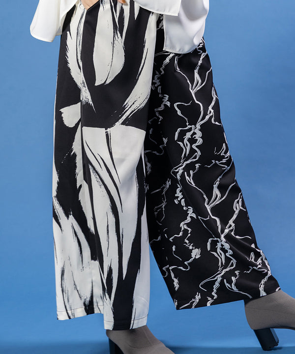 Printed Flare Pants