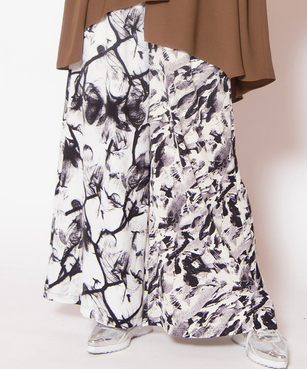 Printed Flare Pants