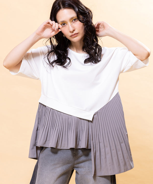 Pleated Panel T-shirt