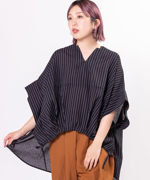 Striped Wide Blouse