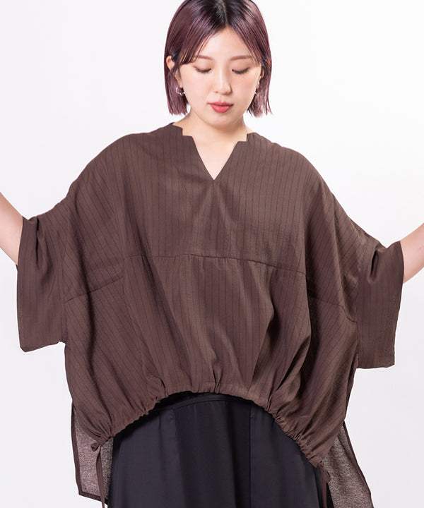 Striped Wide Blouse