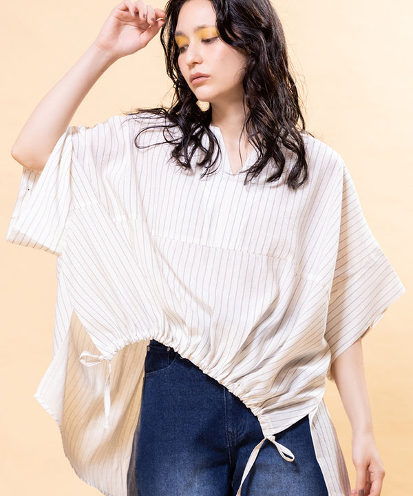 Striped Wide Blouse