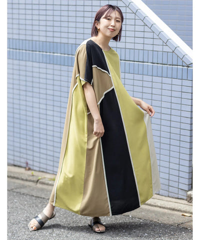 2WAYパイピングワンピース